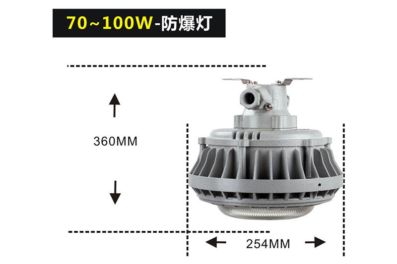 红桃视频一区二区三区 XQL9822LED防爆灯III型吸顶式矮玻璃